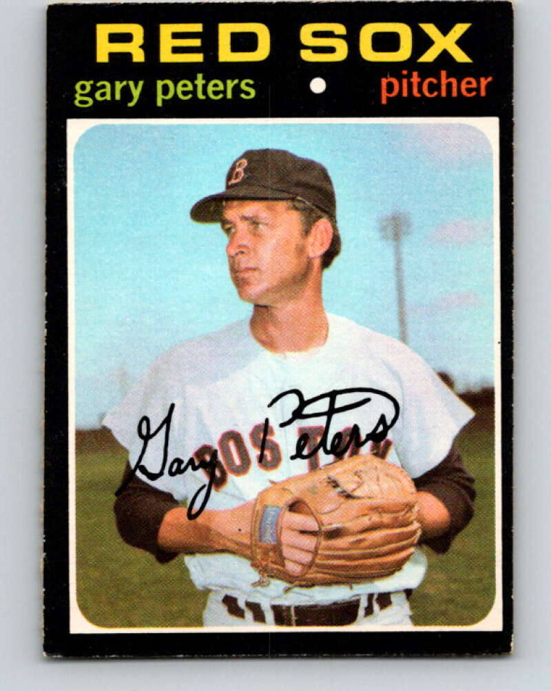 1971 O-Pee-Chee MLB #225 Gary Peters� Boston Red Sox� V11053