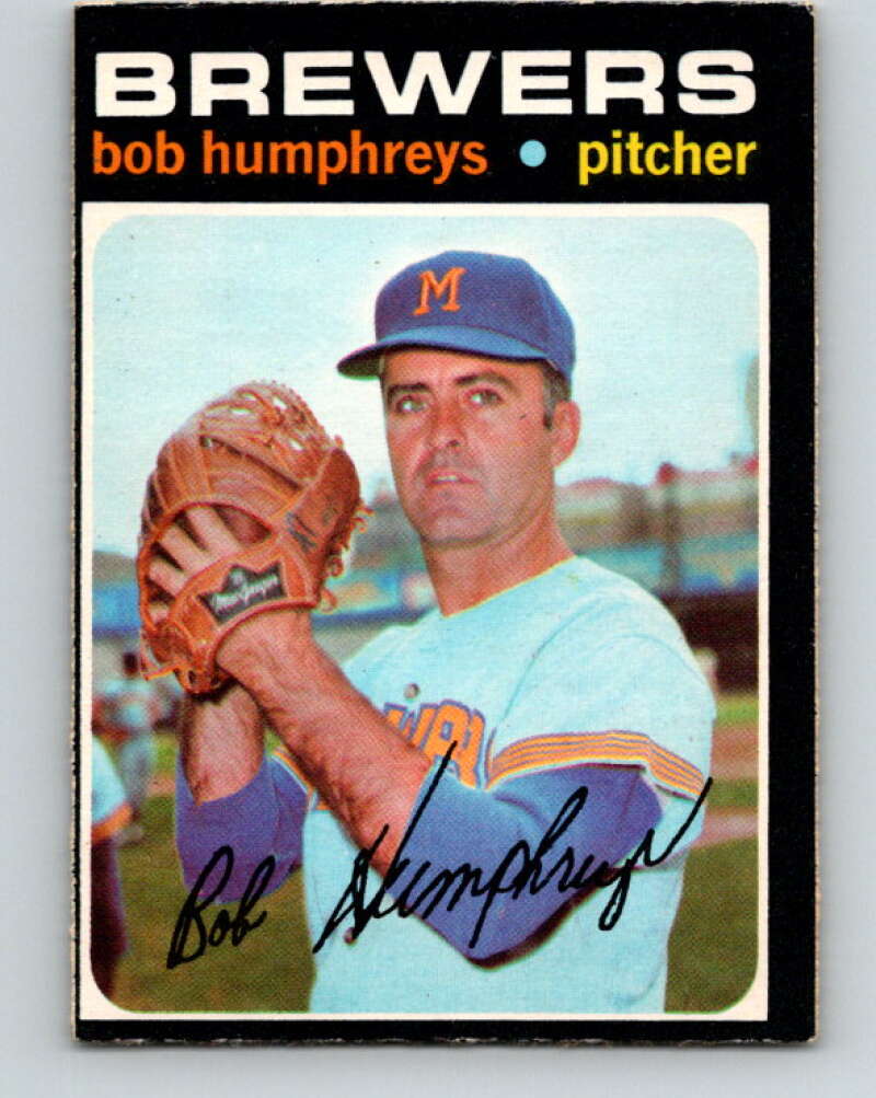 1971 O-Pee-Chee MLB #236 Bob Humphreys� Milwaukee Brewers� V11072