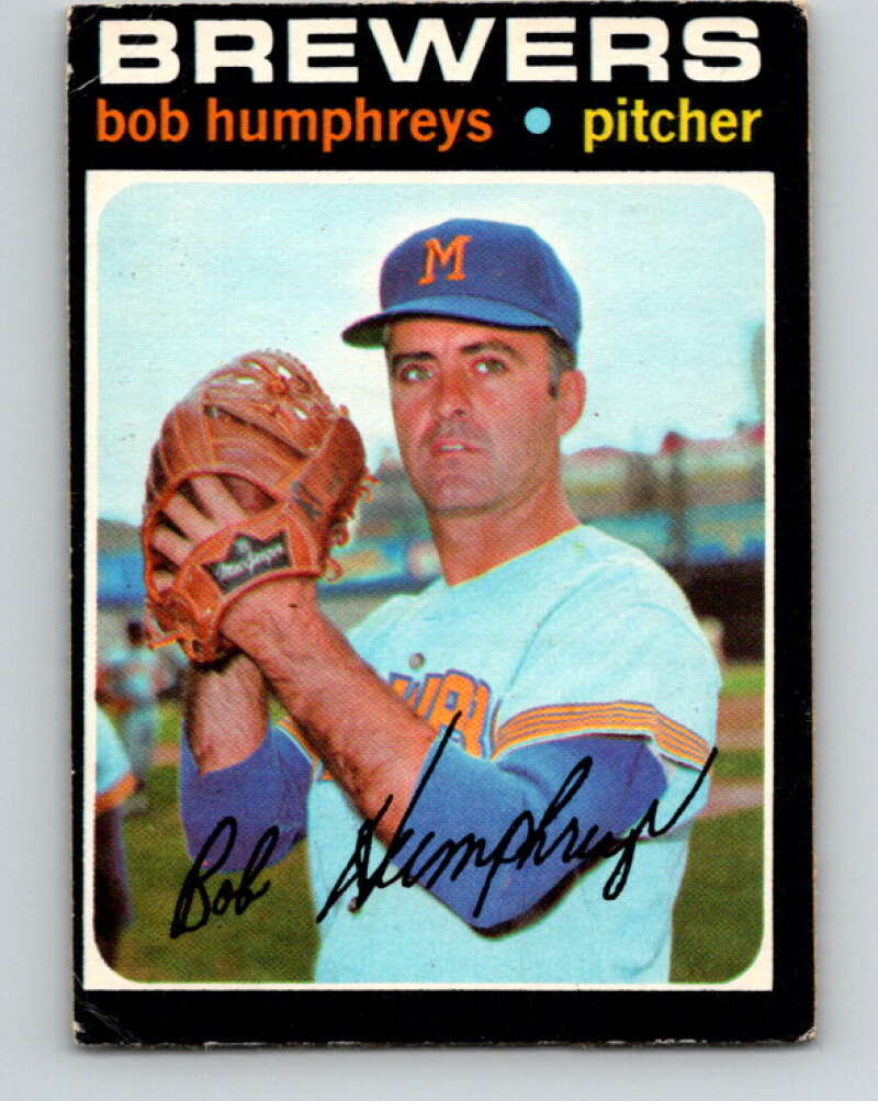 1971 O-Pee-Chee MLB #236 Bob Humphreys� Milwaukee Brewers� V11074