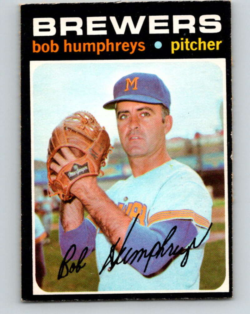 1971 O-Pee-Chee MLB #236 Bob Humphreys� Milwaukee Brewers� V11076