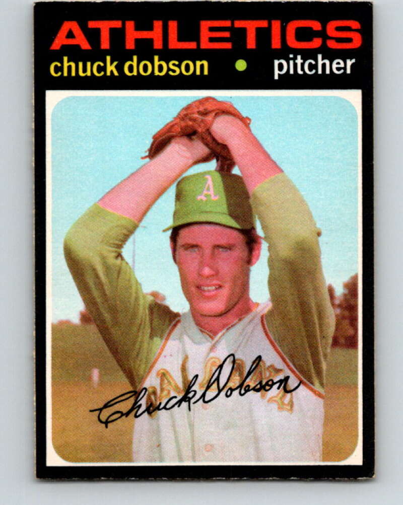 1971 O-Pee-Chee MLB #238 Chuck Dobson� Oakland Athletics� V11079