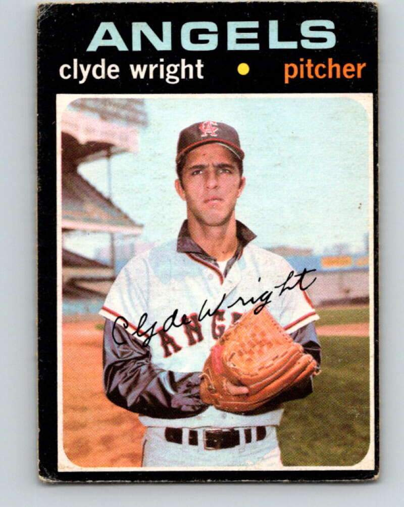 1971 O-Pee-Chee MLB #240 Clyde Wright� California Angels� V11081