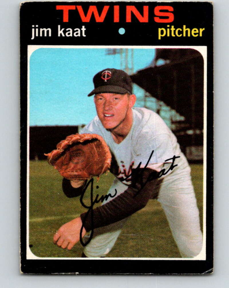 1971 O-Pee-Chee MLB #245 Jim Kaat� Minnesota Twins� V11090