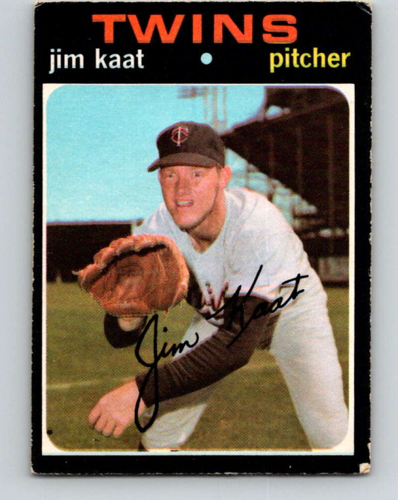 1971 O-Pee-Chee MLB #245 Jim Kaat� Minnesota Twins� V11091
