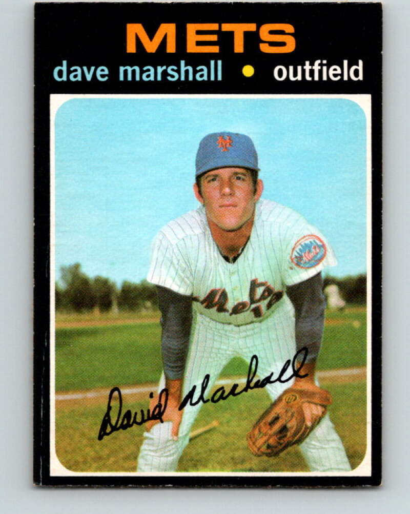 1971 O-Pee-Chee MLB #259 Dave Marshall� New York Mets� V11112