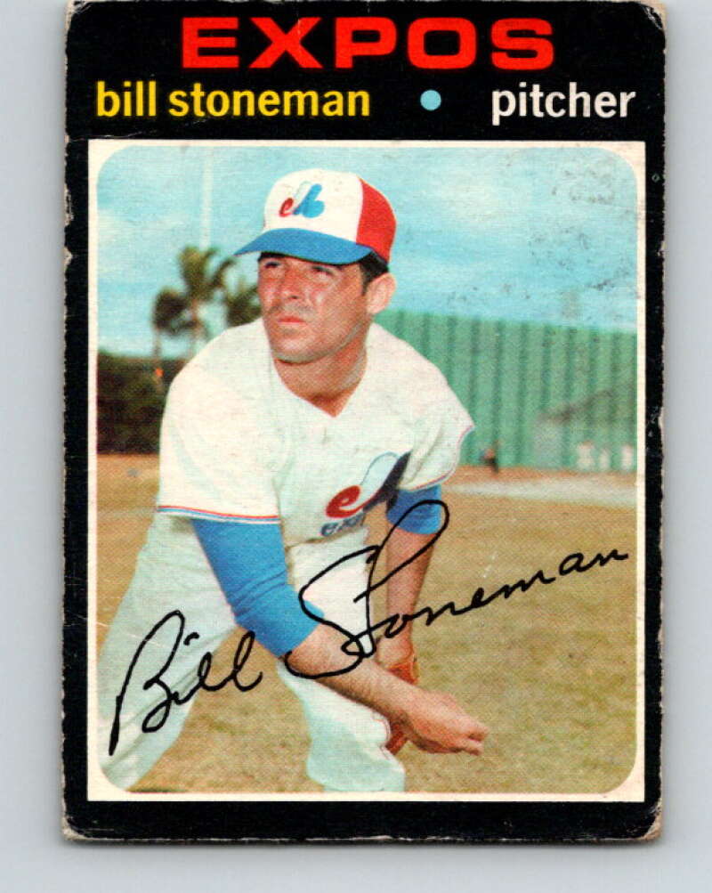 1971 O-Pee-Chee MLB #266 Bill Stoneman� Montreal Expos� V11124