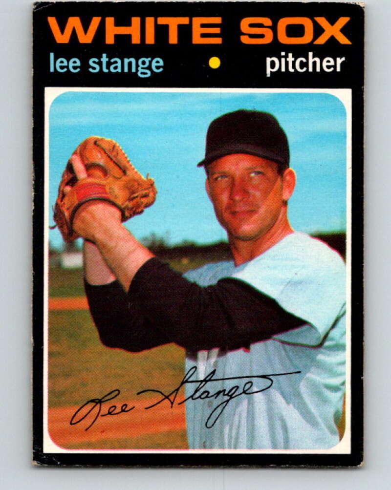 1971 O-Pee-Chee MLB #311 Lee Stange� Chicago White Sox� V11149