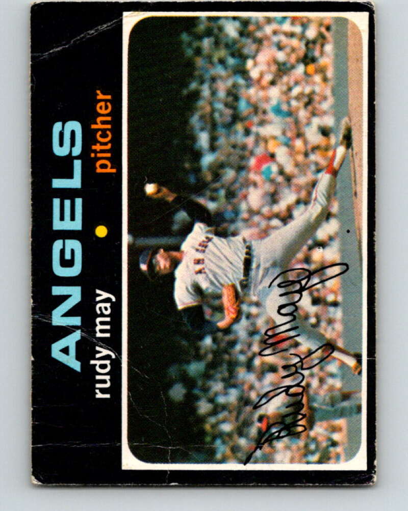 1971 O-Pee-Chee MLB #318 Rudy May� California Angels� V11153