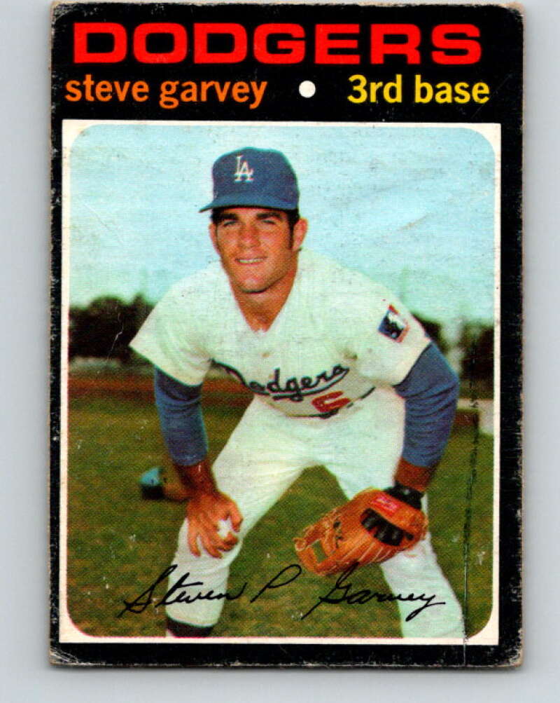 1971 O-Pee-Chee MLB #341 Steve Garvey� RC Rookie Los Angeles V11163