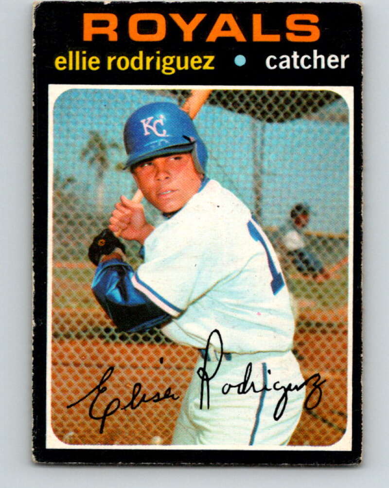 1971 O-Pee-Chee MLB #344 Ellie Rodriguez� Kansas City Royals� V11164