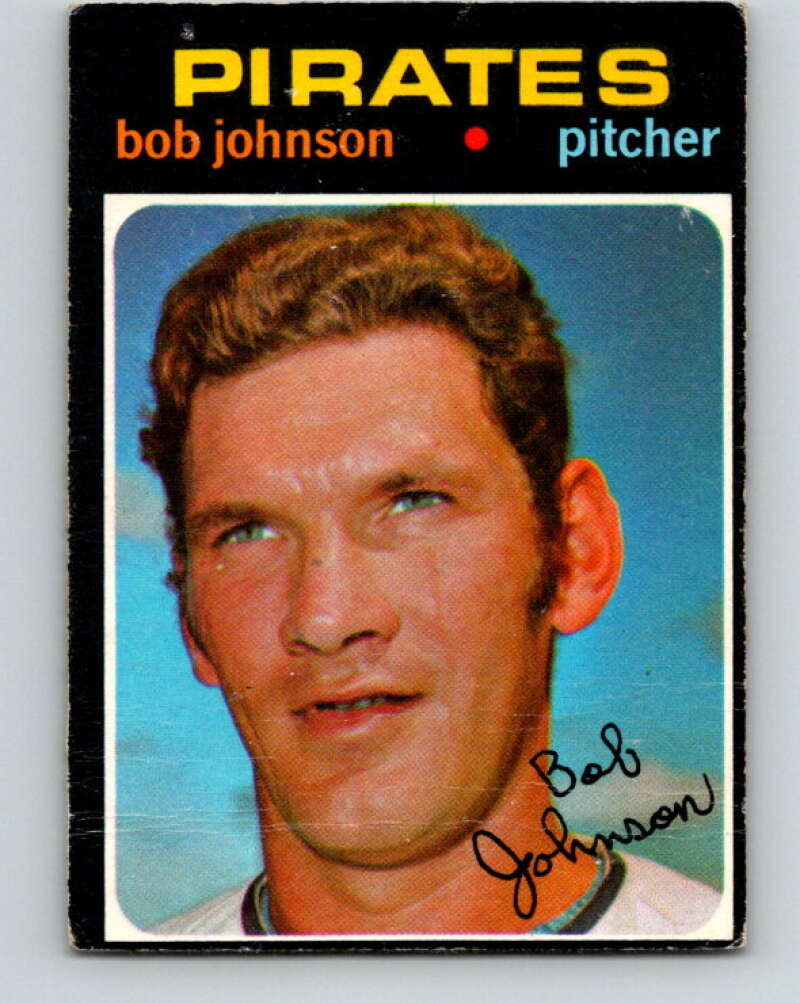 1971 O-Pee-Chee MLB #365 Bob Johnson� Pittsburgh Pirates� V11176