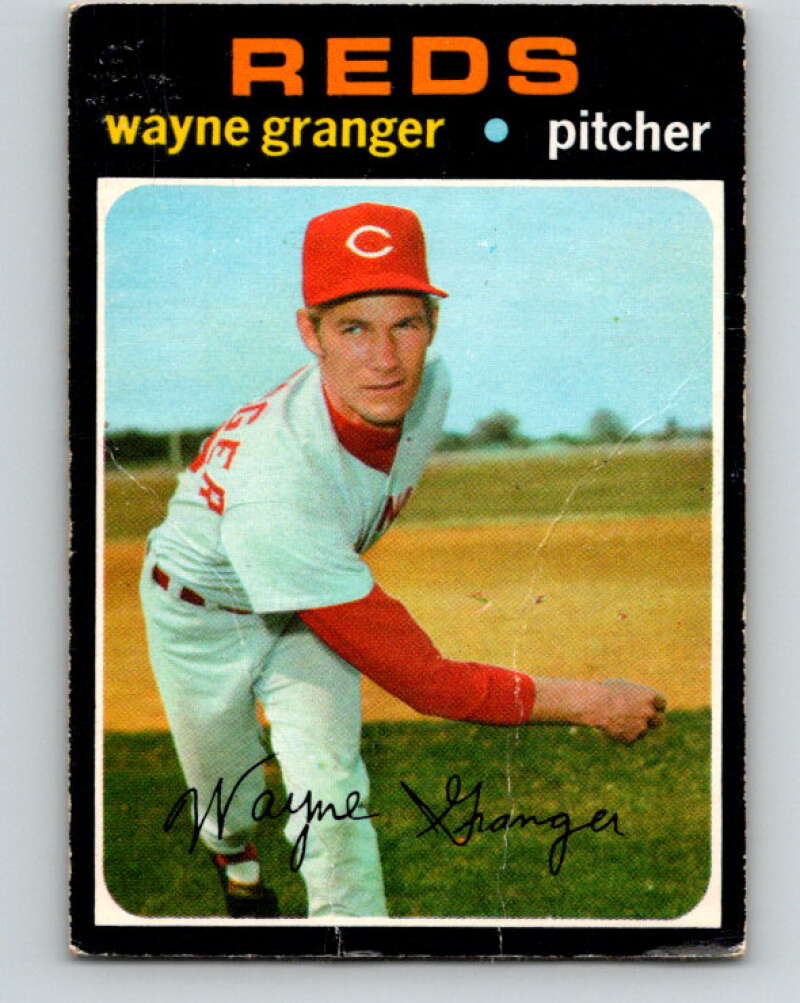 1971 O-Pee-Chee MLB #379 Wayne Granger� Cincinnati Reds� V11185