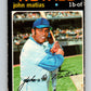 1971 O-Pee-Chee MLB #546 John Matias� Kansas City Royals� V11198
