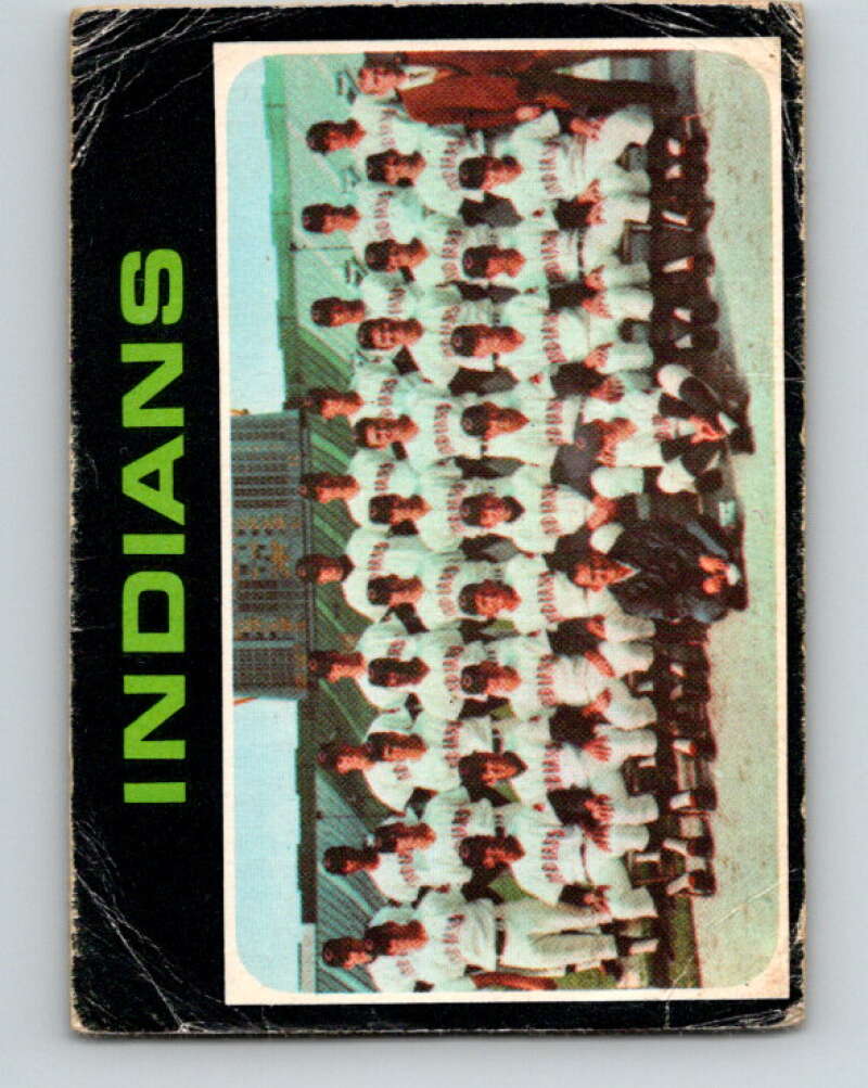 1971 O-Pee-Chee MLB #584 Cleveland indians V11200