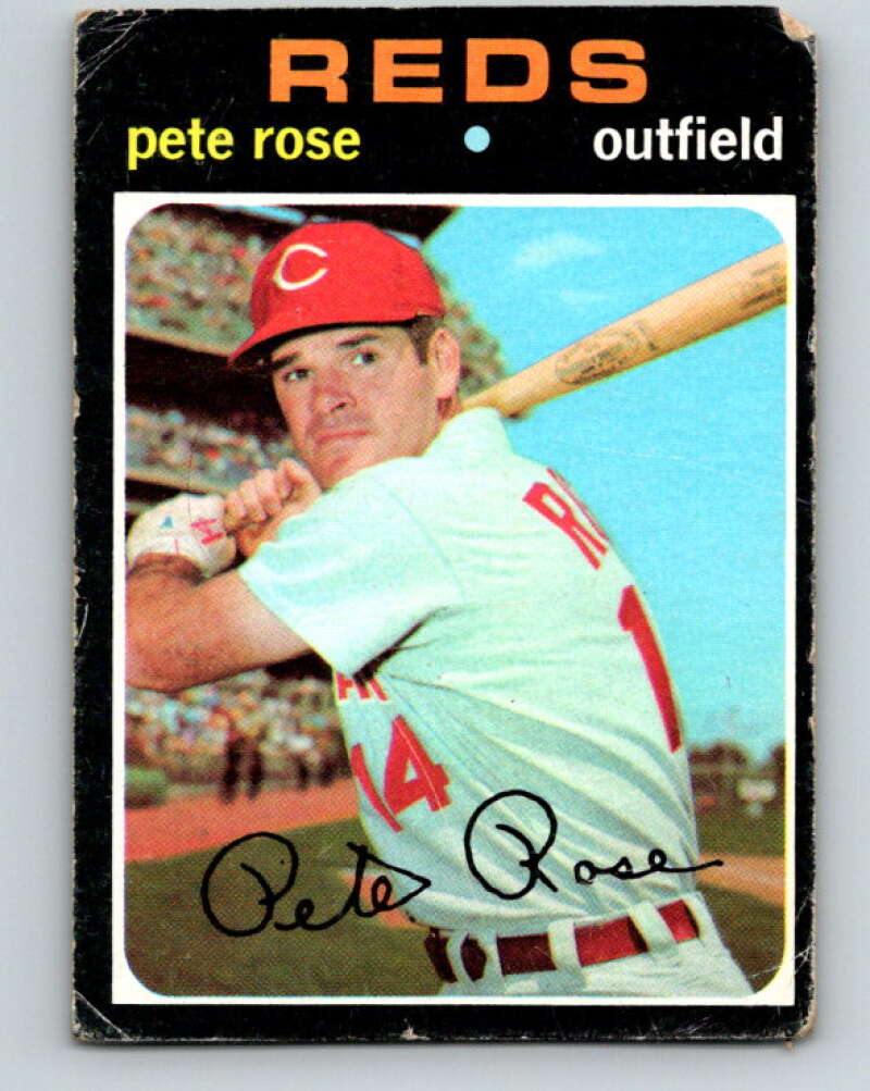 1971 Topps MLB #100 Pete Rose� Cincinnati Reds� V11202