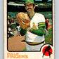 1973 O-Pee-Chee MLB #84 Rollie Fingers  Oakland Athletics  V11204