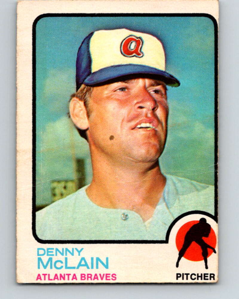 1973 O-Pee-Chee MLB #630 Denny McLain Atlanta Braves V11215