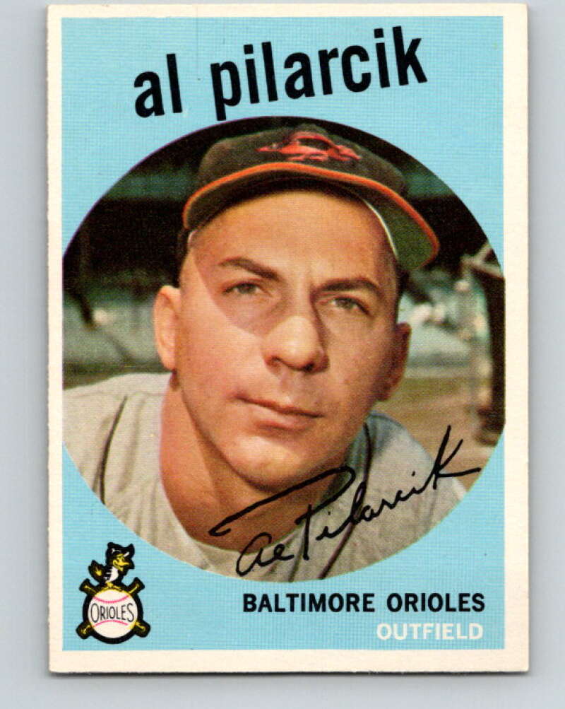 1959 Topps MLB #7 Al Pilarcik Baltimore Orioles V11223