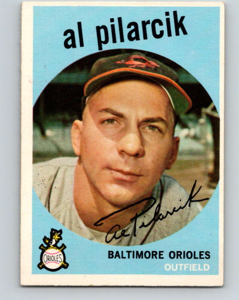 1959 Topps MLB #7 Al Pilarcik Baltimore Orioles V11224