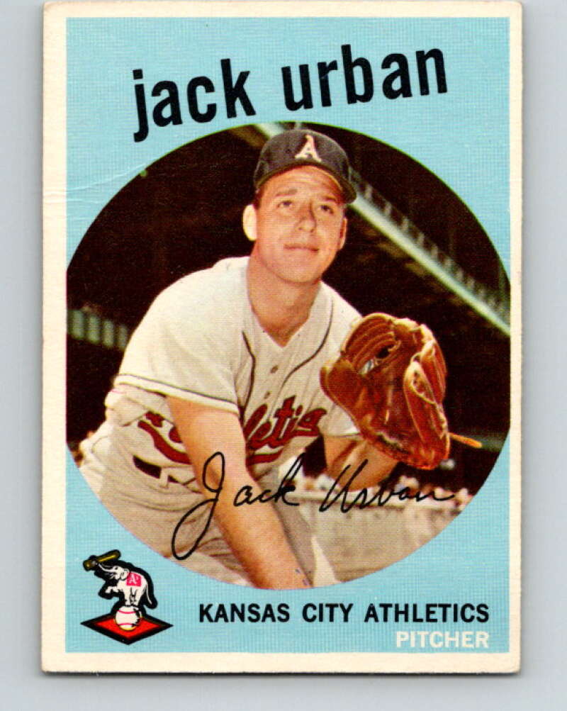 1959 Topps MLB #18 Jack Urban Kansas City Athletics V11234