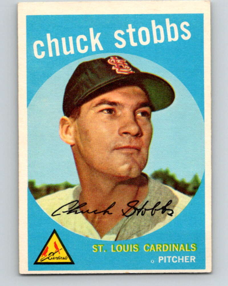 1959 Topps MLB #26 Chuck Stobbs St. Louis Cardinals V11241