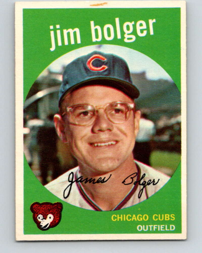 1959 Topps MLB #29 Jim Bolger Chicago Cubs V11242