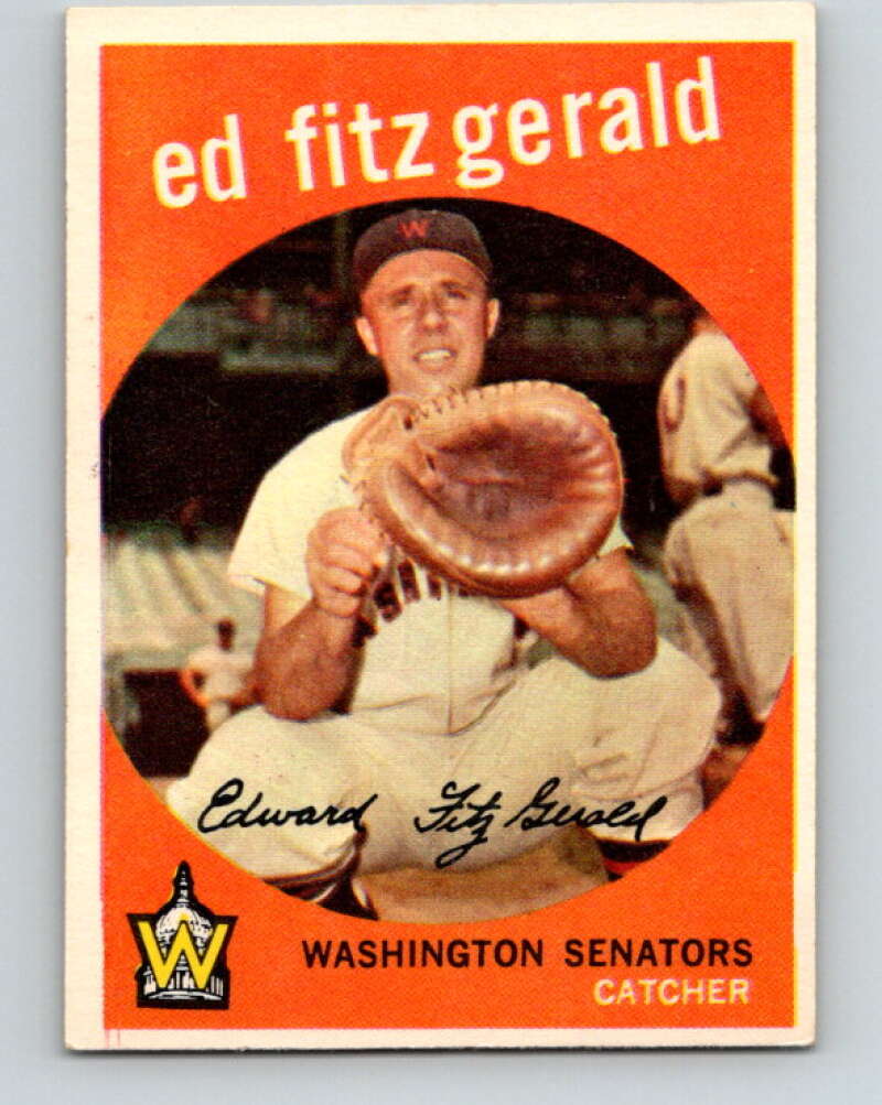 1959 Topps MLB #33 Ed Fitz Gerald Washington Senators V11247