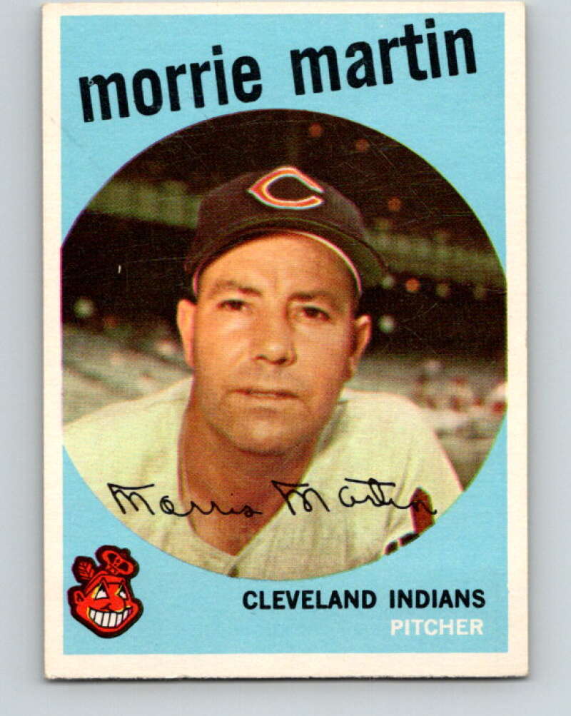 1959 Topps MLB #38 Morrie Martin Cleveland Indians V11253