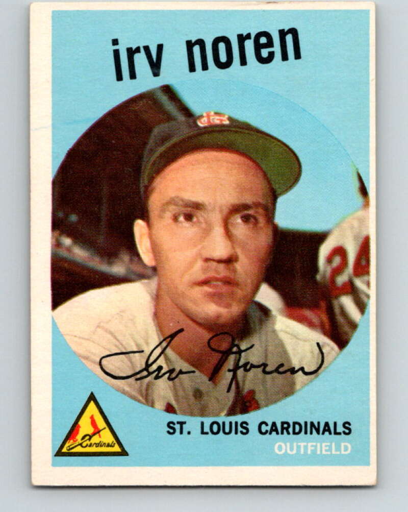 1959 Topps MLB #59 Irv Noren St. Louis Cardinals V11267