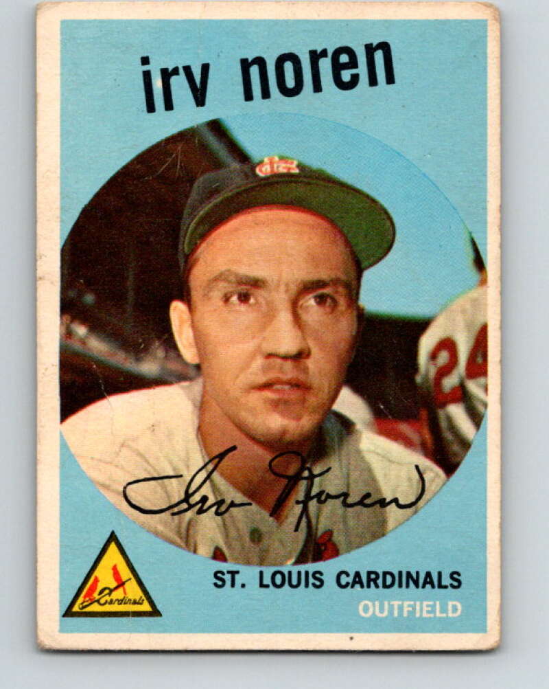 1959 Topps MLB #59 Irv Noren St. Louis Cardinals V11268