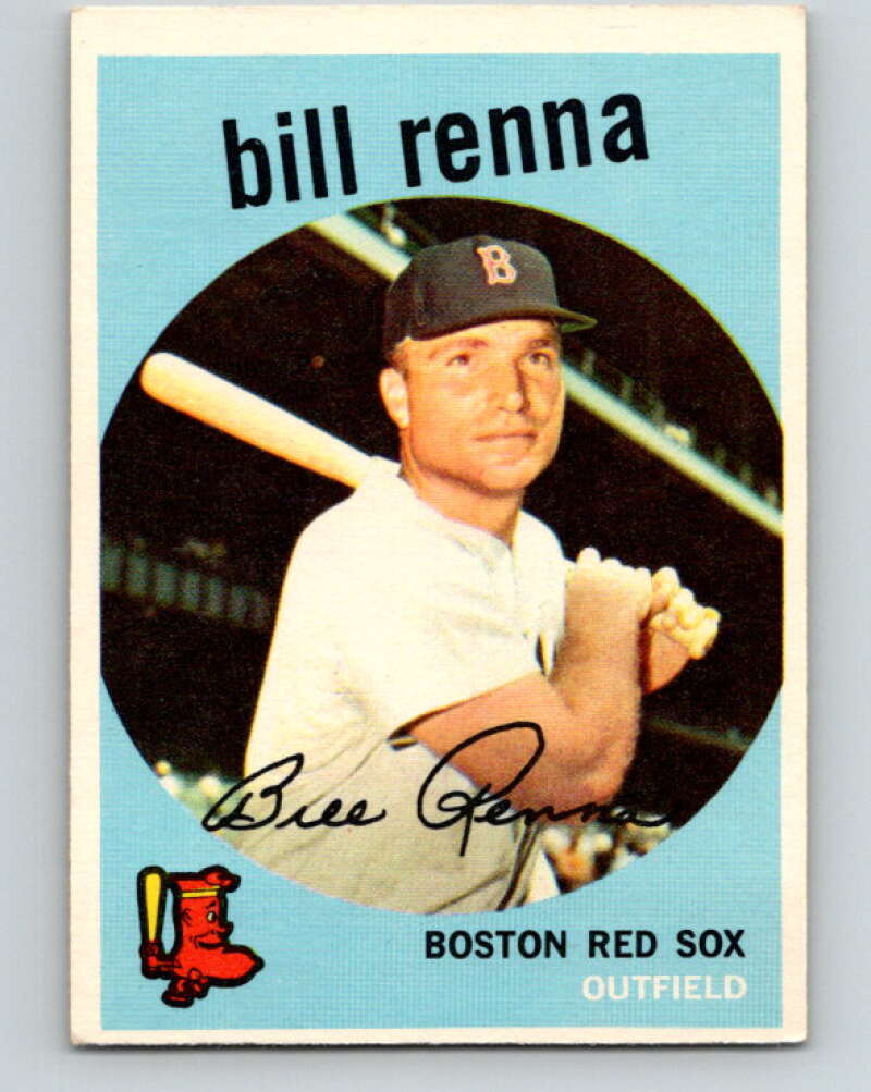 1959 Topps MLB #72 Bill Renna UER Boston Red Sox V11277