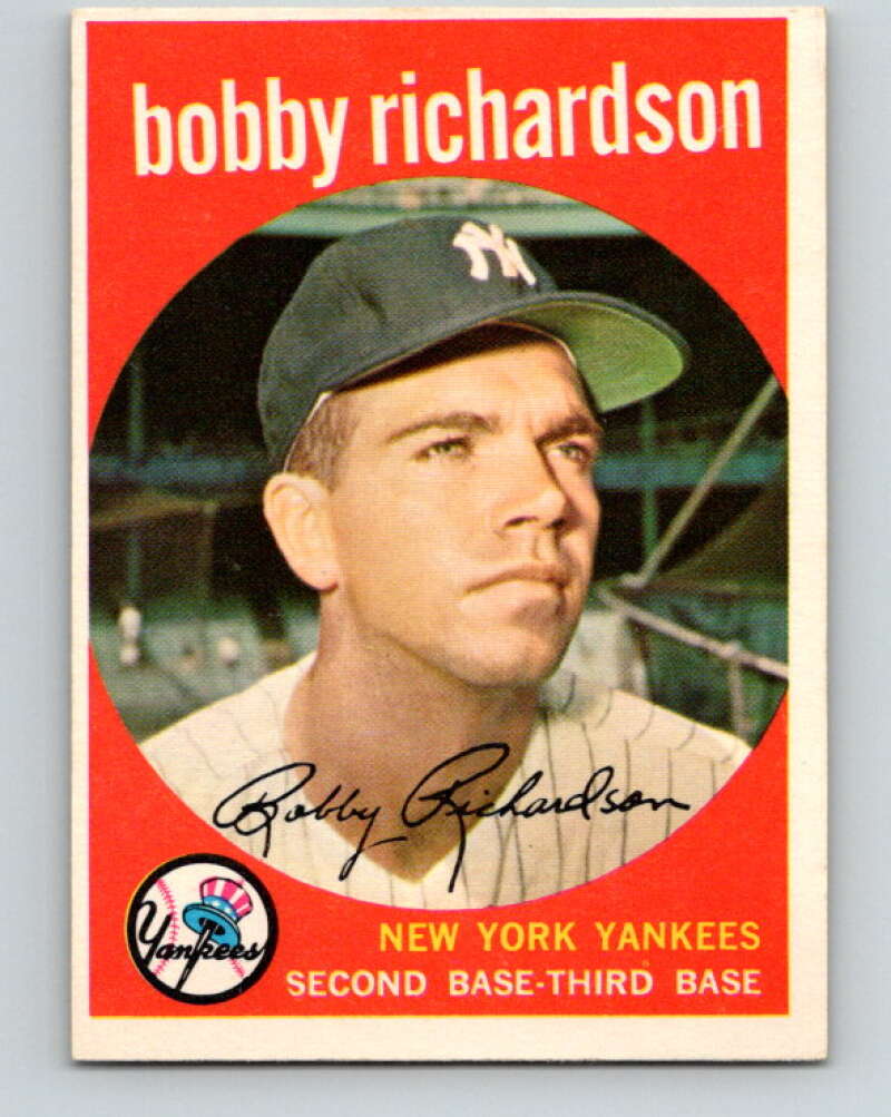 1959 Topps MLB #76 Bobby Richardson New York Yankees V11281