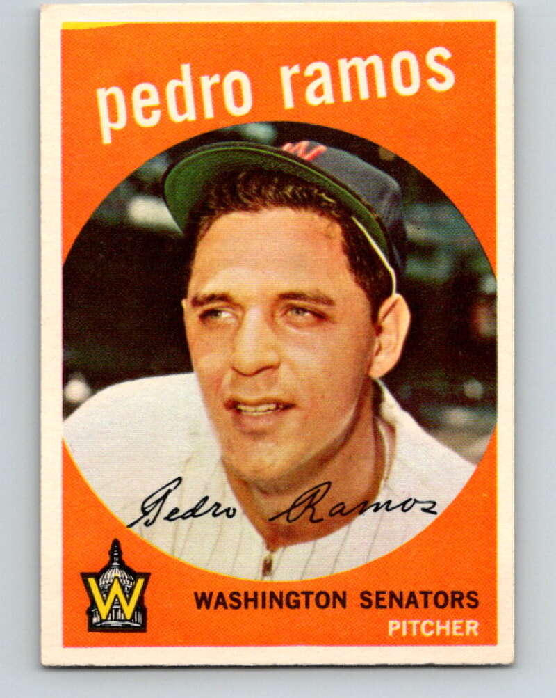 1959 Topps MLB #78 Pedro Ramos Washington Senators V11284