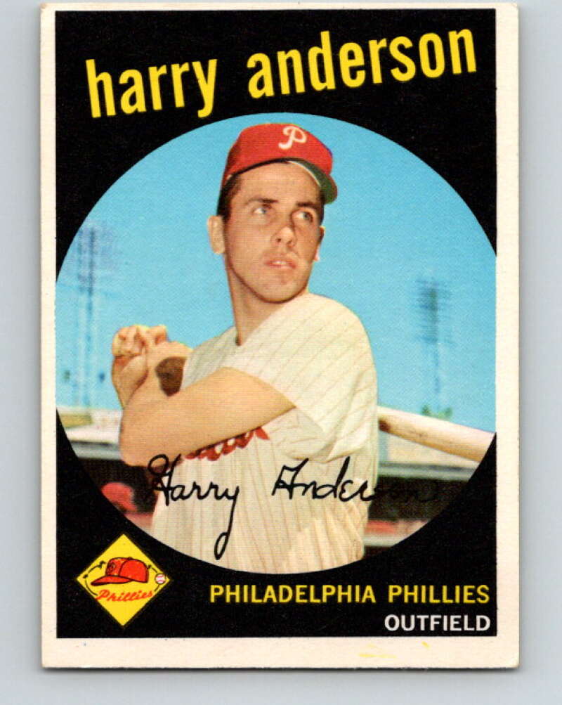 1959 Topps MLB #85 Harry Anderson Philadelphia Phillies V11292