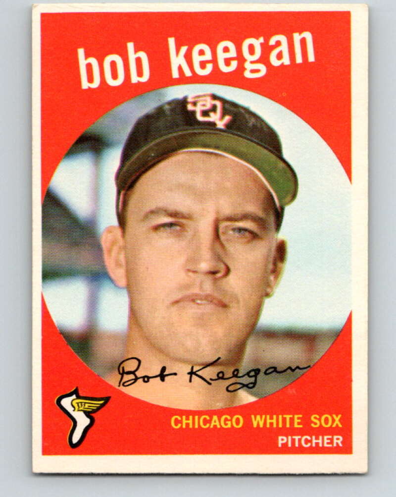 1959 Topps MLB #86 Bob Keegan UER Chicago White Sox V11296