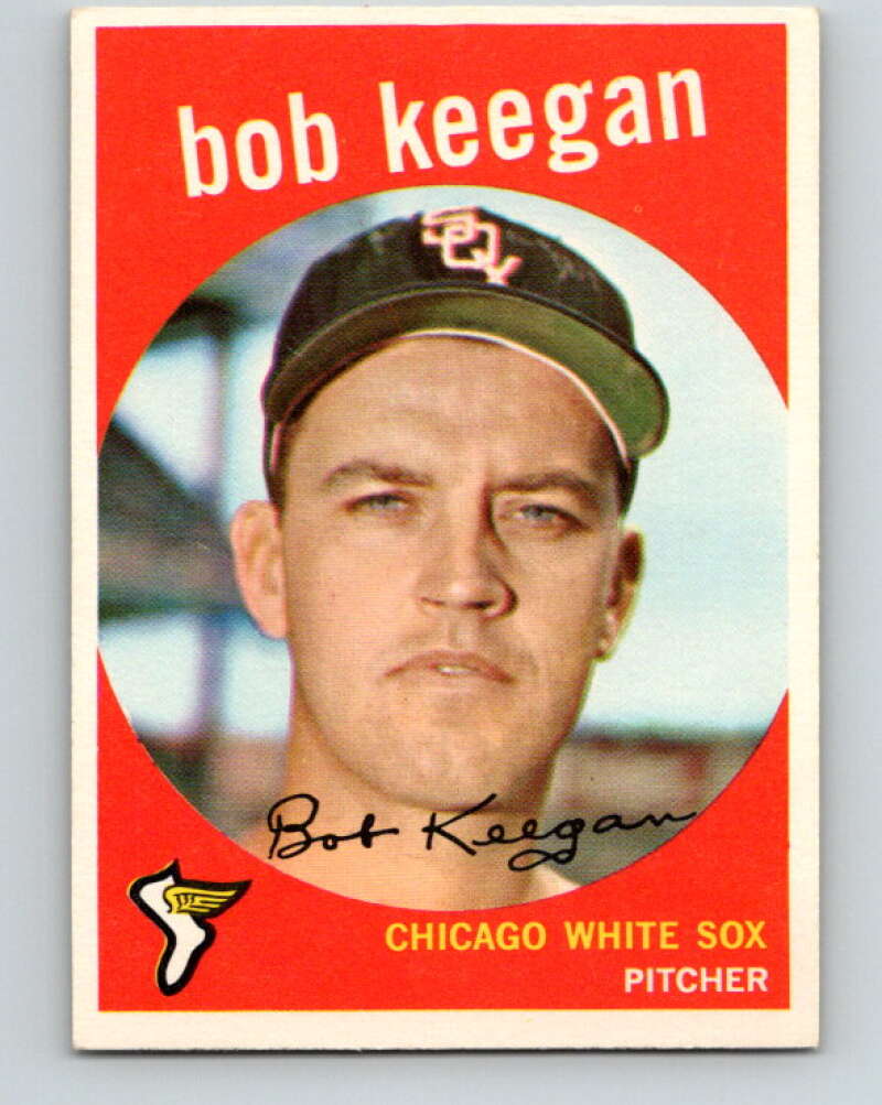 1959 Topps MLB #86 Bob Keegan UER Chicago White Sox V11298