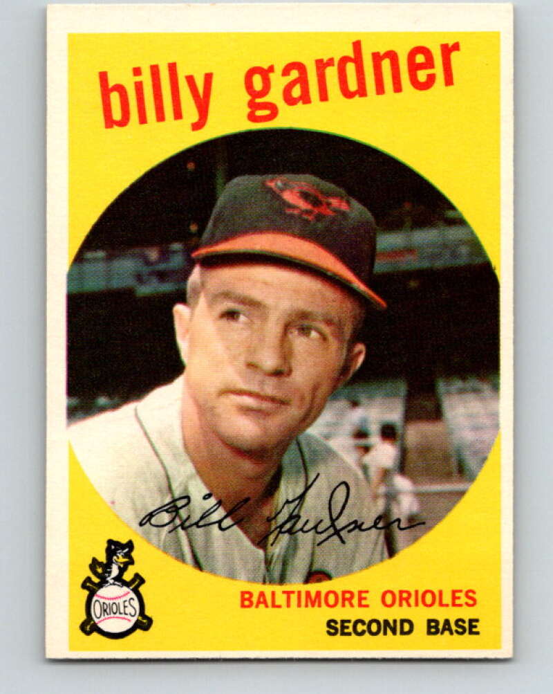1959 Topps MLB #89 Billy Gardner Baltimore Orioles V11299