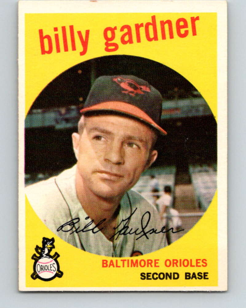 1959 Topps MLB #89 Billy Gardner Baltimore Orioles V11300