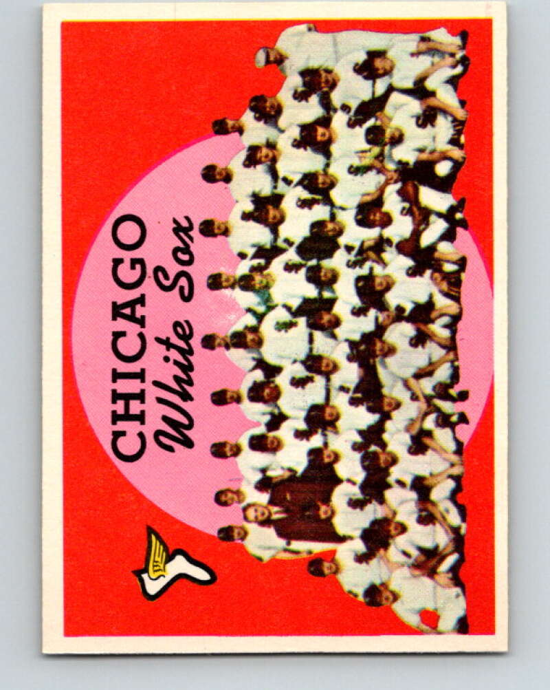1959 Topps MLB #94 White Sox Checklist Chicago White Sox V11303