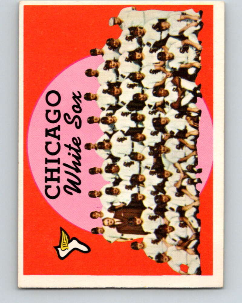 1959 Topps MLB #94 White Sox Checklist Chicago White Sox V11305