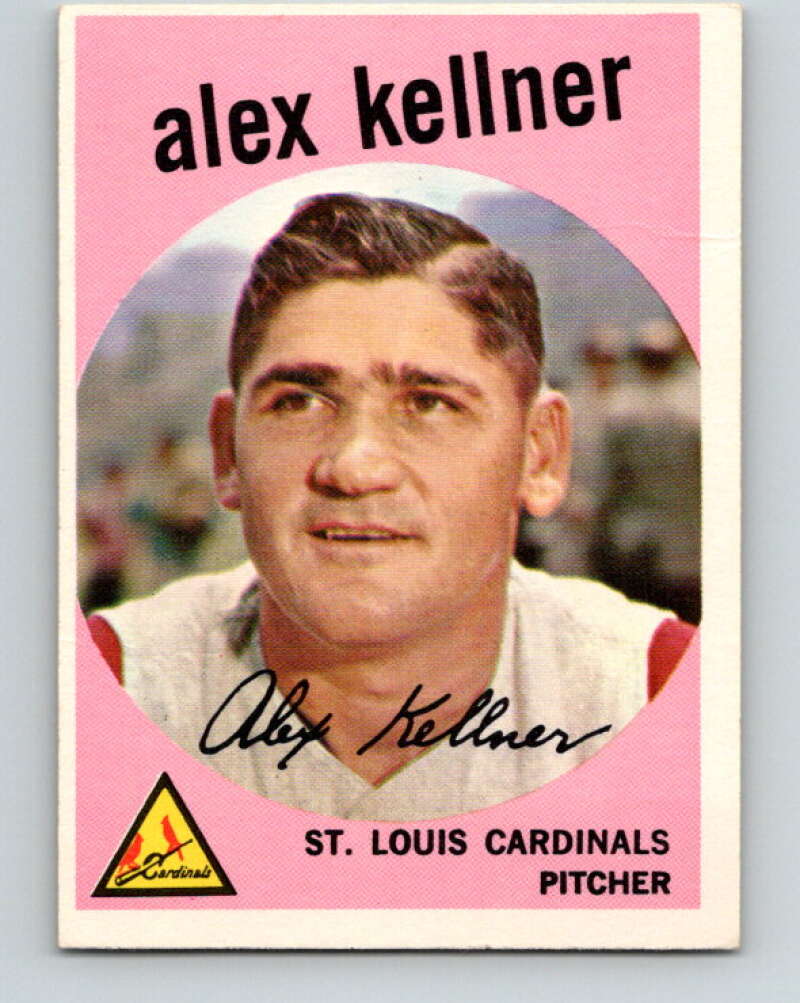 1959 Topps MLB #101 Alex Kellner UER St. Louis Cardinals V11311