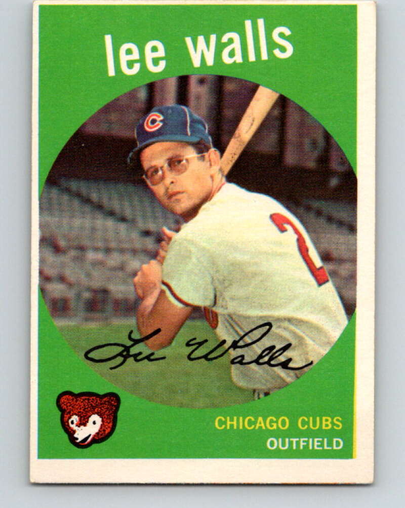 1959 Topps MLB #105 Lee Walls Chicago Cubs V11313