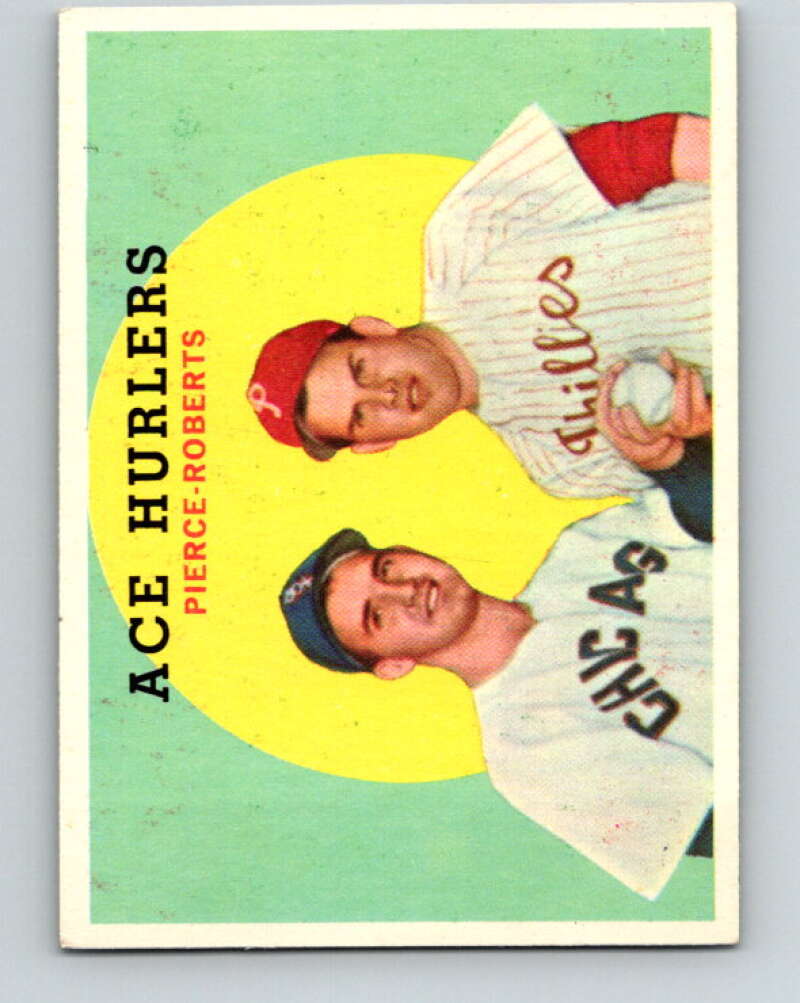 1959 Topps MLB #156 Pierce/Roberts Ace Hurlers V11322