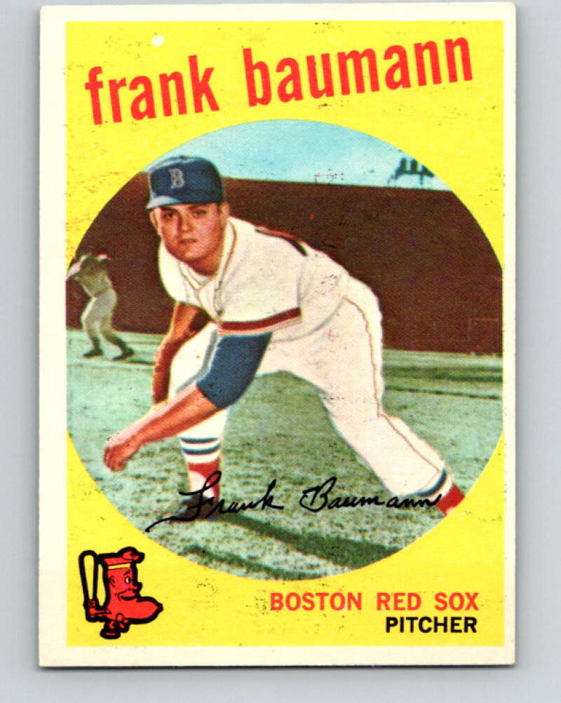 1959 Topps MLB #161 Frank Baumann Boston Red Sox V11324