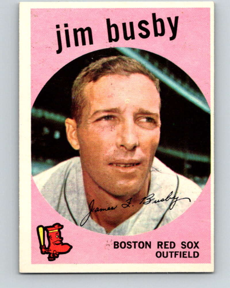 1959 Topps MLB #185 Jim Busby Boston Red Sox V11328