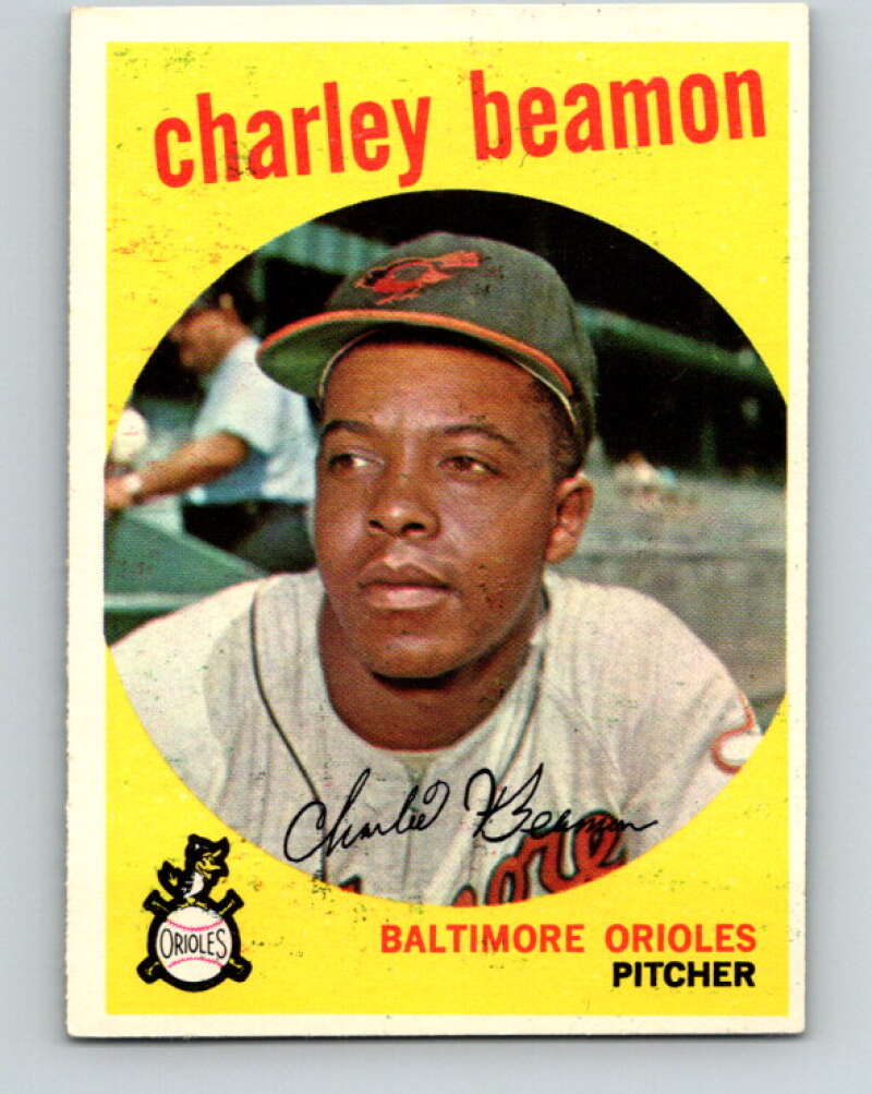 1959 Topps MLB #192 Charley Beamon RC Rookie Baltimore Orioles V11331