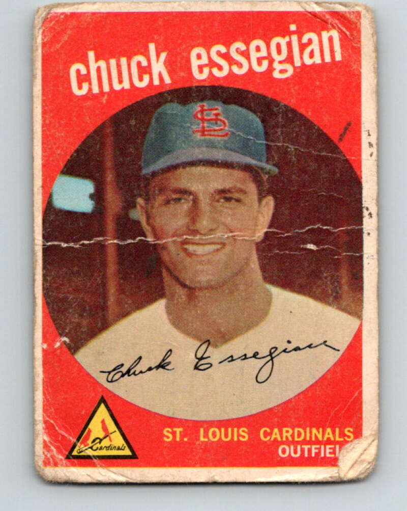 1959 Topps MLB #278 Chuck Essegian St. Louis Cardinals V11333