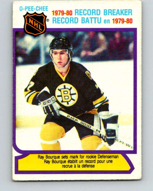 1980-81 O-Pee-Chee #2 Ray Bourque RB  Boston Bruins  V11338