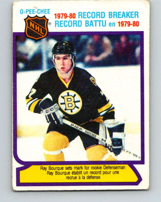 1980-81 O-Pee-Chee #2 Ray Bourque RB  Boston Bruins  V11339