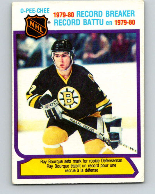 1980-81 O-Pee-Chee #2 Ray Bourque RB  Boston Bruins  V11340